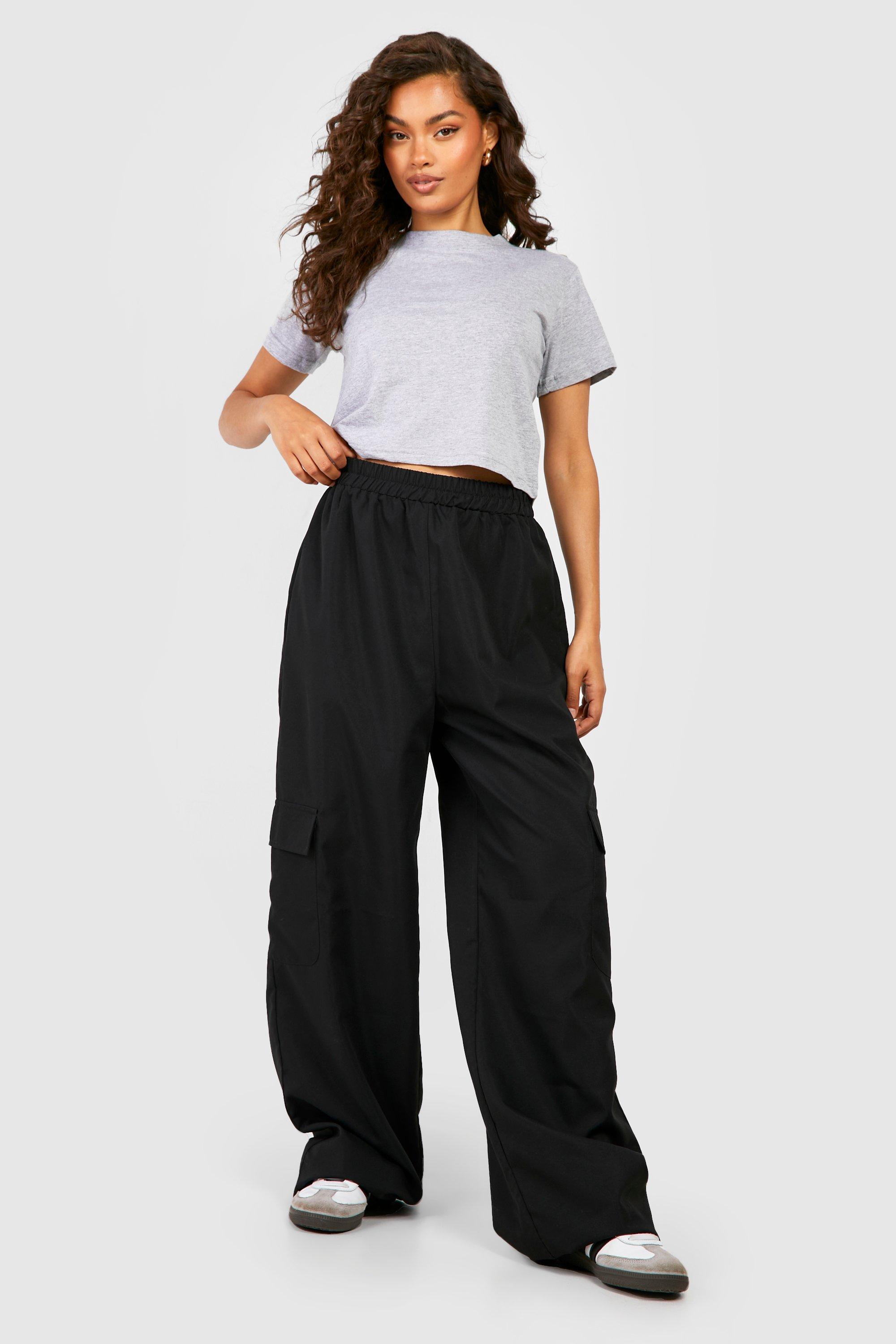 Crew Neck Boxy Crop T-shirt | boohoo CA